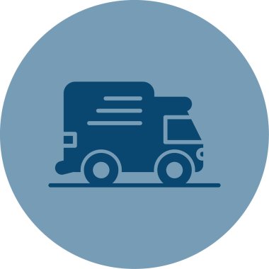 kamyon simgesi, vektör illüstrasyon tasarımı 