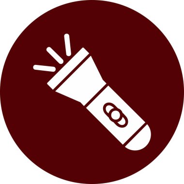 el feneri. Web simgesi basit illüstrasyon