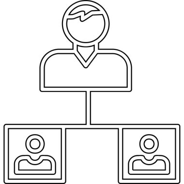 ağ bağlantısı simgesi ana hat biçiminde 