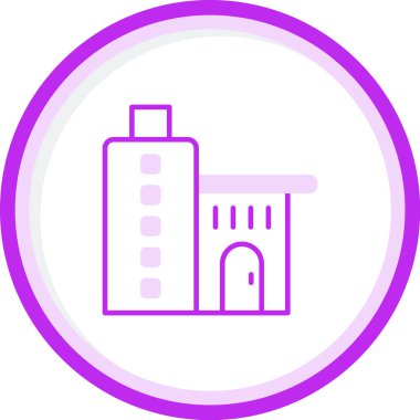 office building. web icon simple illustration