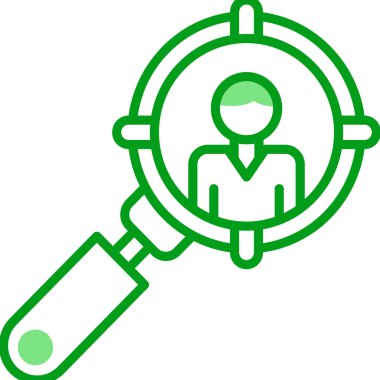 Web simgesi, vektör illüstrasyonu işe alınıyor