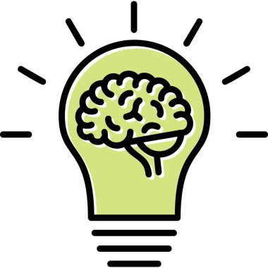 Idea web icon simple illustration 