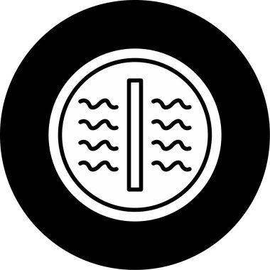 Solunabilir olmayan Kumaş Ağı simgesi, vektör illüstrasyonu