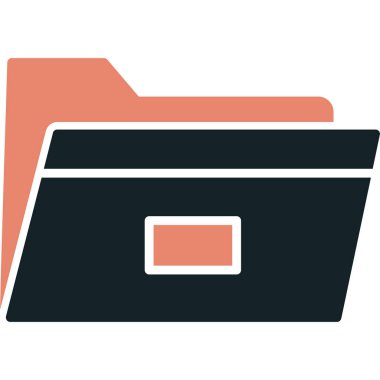 Dosya. Web simgesi basit illüstrasyon 