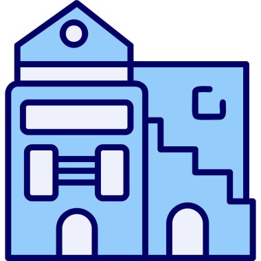 vektör evi oluşturma simgesi, modern tasarım illüstrasyonu 