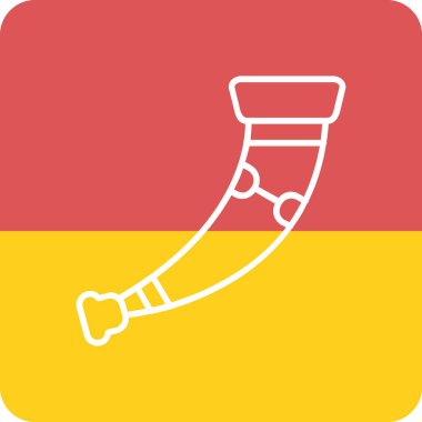 Boynuz. Web simgesi basit illüstrasyon