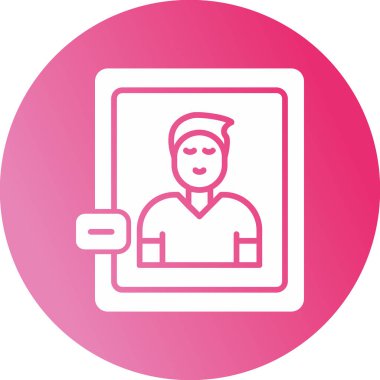 çalışan simgesi, vektör illüstrasyonu basit tasarım