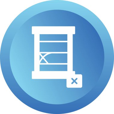 Kıtlık Web simgesi basit illüstrasyon