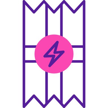 Enerji Çubuğu ikonu vektör illüstrasyonu