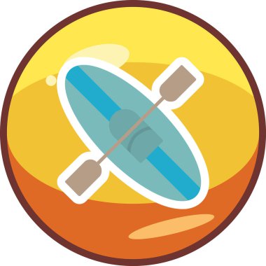 Kano. Web simgesi basit illüstrasyon