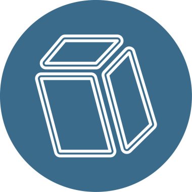 Oyun, simge, paket tasarımı, logo, mobil, ui, web, eğitim için vektör doğrusal paralel. Beyaz bir arka planda paralellik var. Tasarımınız için geometrik şekil. 