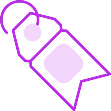 Etiket. Web simgesi basit illüstrasyon