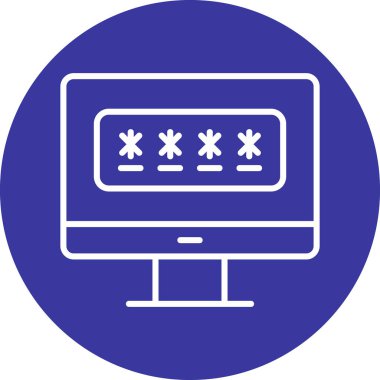 password web icon vector illustration 