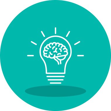 Idea web icon simple illustration 