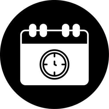 Takvim. Web simgesi basit tasarım 