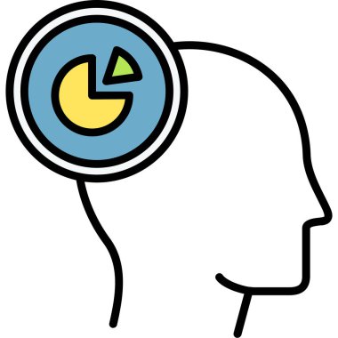 Veri analizi. Web simgesi basit illüstrasyon                  