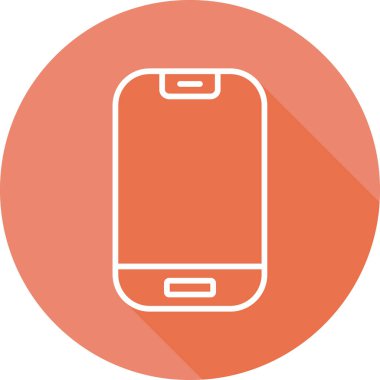 Smartphone web simgesi, vektör çizim 