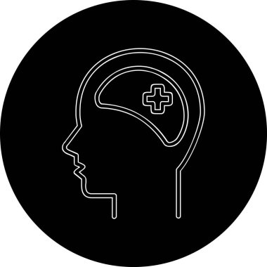 Klinik Psikoloji vektör çizimi tasarımı