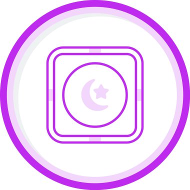 Uyku Kipi simgesi, vektör illüstrasyonu 