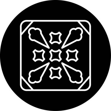 Döşeme. Web simgesi basit illüstrasyon