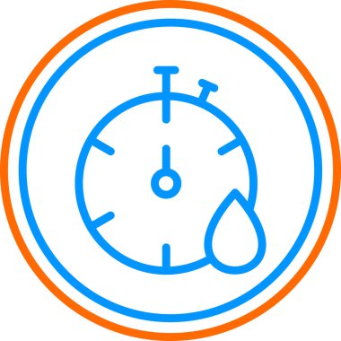 Hızlı Kuru vektör simgesi, illüstrasyon 