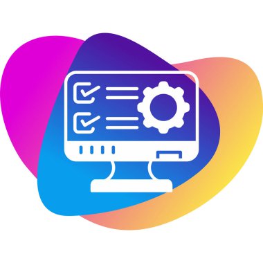 Web simgesi basit illüstrasyon ayarlanıyor