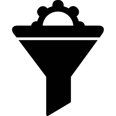 Vektör illüstrasyon Huni ağ simgesi 