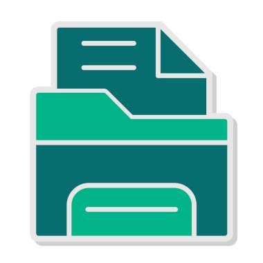 dizin simgesi, vektör illüstrasyonu basit tasarım