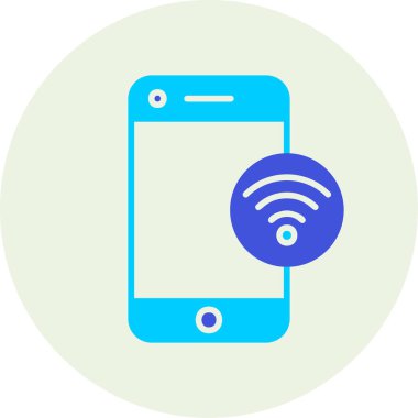 wifi vektör simgesi modern basit illüstrasyon 