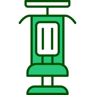 Modern Gym Machine simgesinin vektör çizimi         