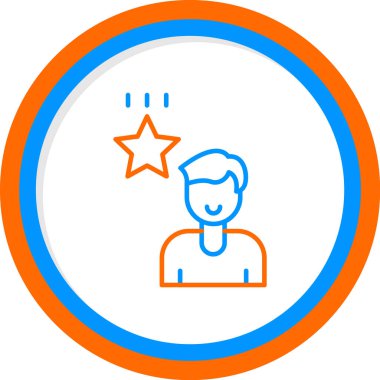 Hırs simgesi, vektör illüstrasyonu 