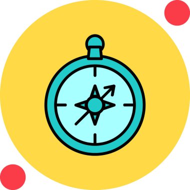 Pusula simgesi vektör resimlemesi 