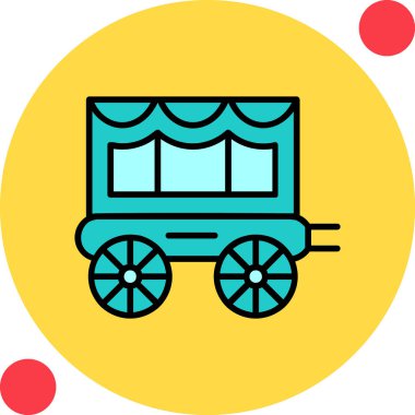 Taşıma simgesi vektör illüstrasyonu  