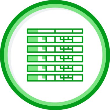 Puan tablosu simgesi, vektör illüstrasyonu basit tasarım