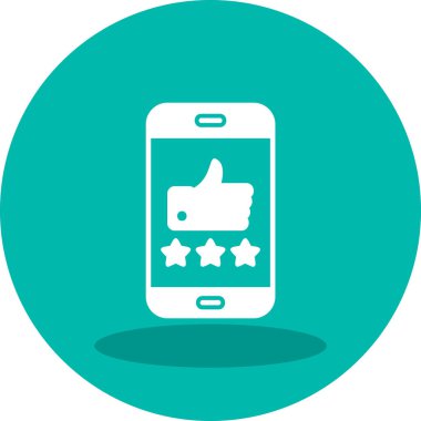 derecelendirme simgesi, vektör illüstrasyonu basit tasarım