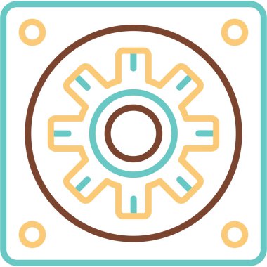 Web simgesi basit illüstrasyon ayarlanıyor