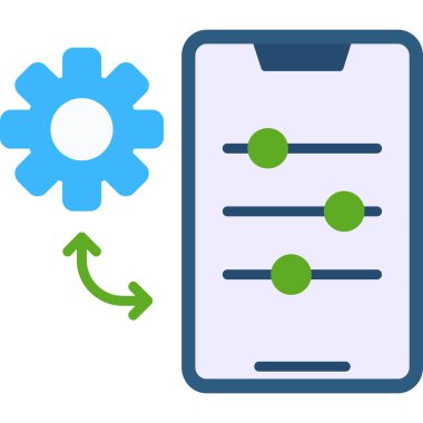 Web simgesi basit illüstrasyon ayarlanıyor