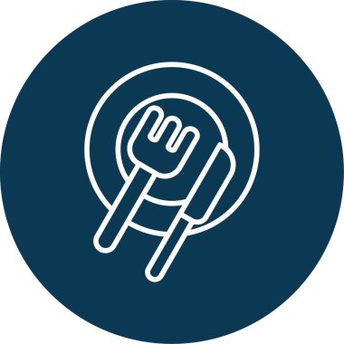 Diyet simgesi, satır biçimi 