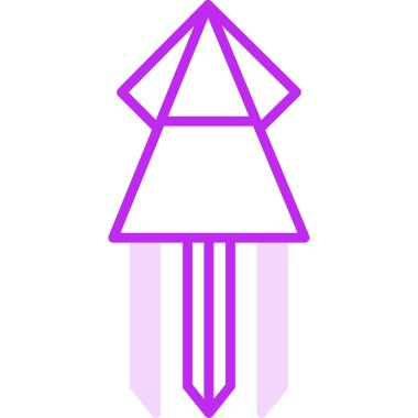 Kalamar. Web simgesi basit illüstrasyon