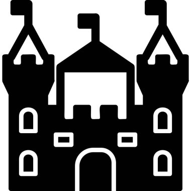 Castle vektör resimleme tasarımı