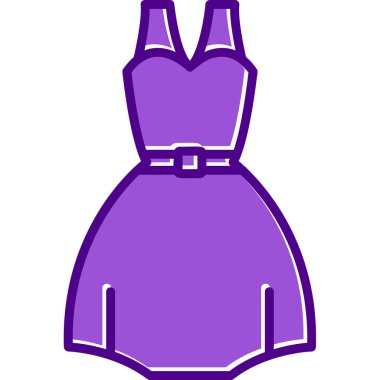 elbise simgesi, vektör illüstrasyonu 