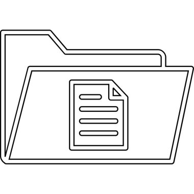 dosya dizini vektör illüstrasyonu        