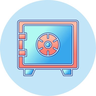 güvenli simge vektör illüstrasyonu 