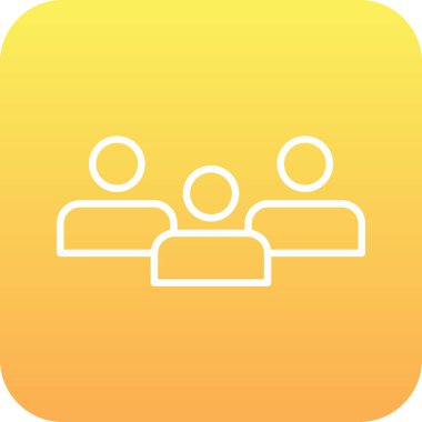 Seyirci Web simgesi vektör illüstrasyonu