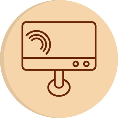 Döküm web simgesi, basit illüstrasyon 