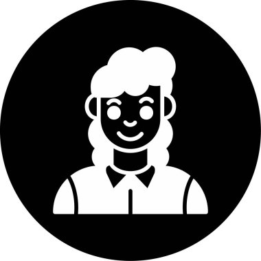 Bowler simgesi vektör illüstrasyonu