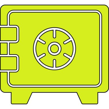 güvenli simge vektör illüstrasyonu 