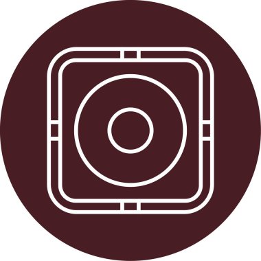 kayıt simgesi, vektör illüstrasyonu