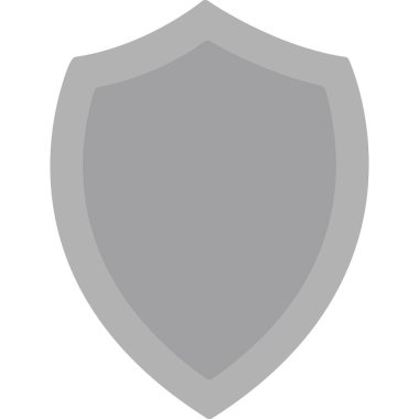 kalkan simgesi web basit illüstrasyon