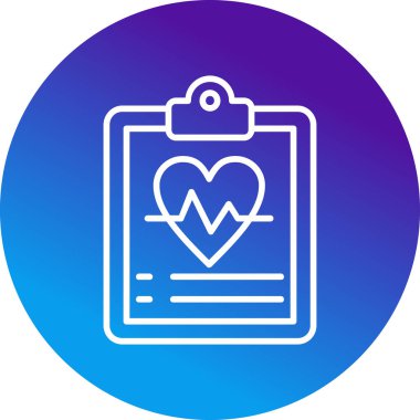 Tıbbi ikonun vektör illüstrasyonu, Sağlık kavramı       